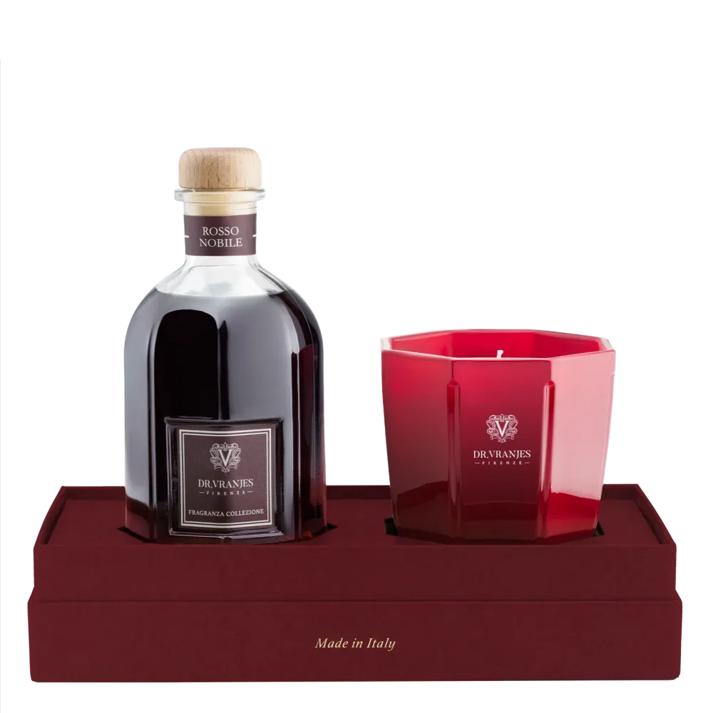 gft0016bycse1_2 Набор Rosso Nobile: диффузор 250 мл и свеча 200 г